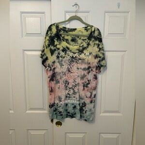 Plus size 2x multi color tye dye T-shirt